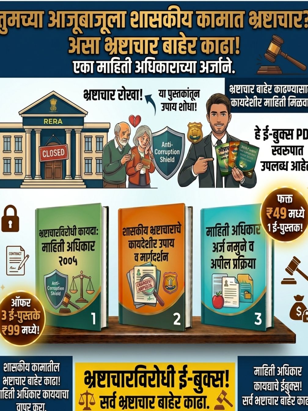 RTI ब्रह्मास्त्र: अन्यायाविरुद्ध लढण्याचे संपूर्ण किट (३-इन-१)